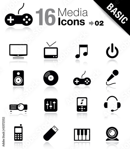 Basic - Media Icons