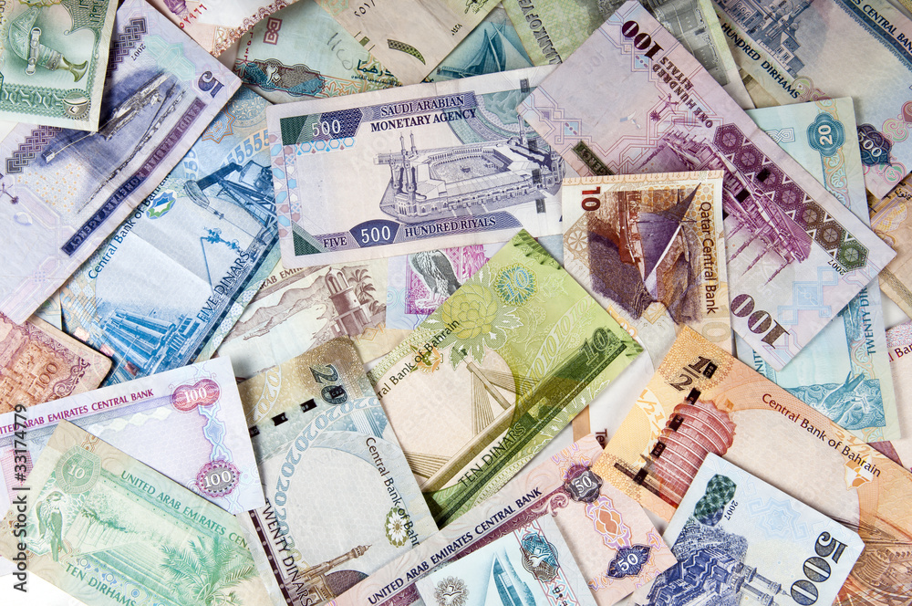 Fototapeta premium Arab currencies