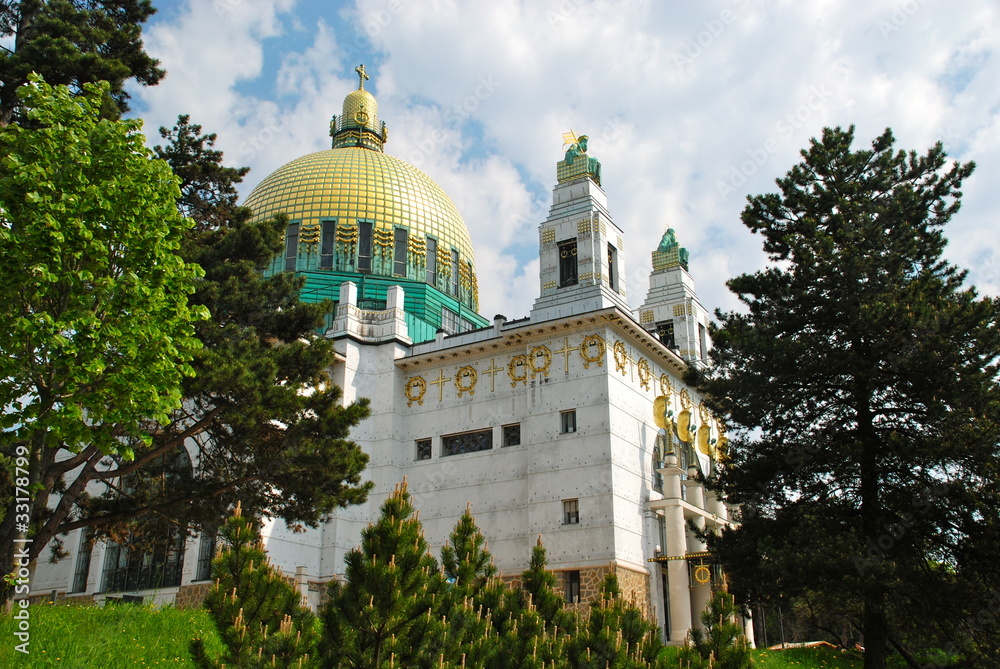 Fototapeta premium Otto Wagner, Kirche am Steinhof, Vienna