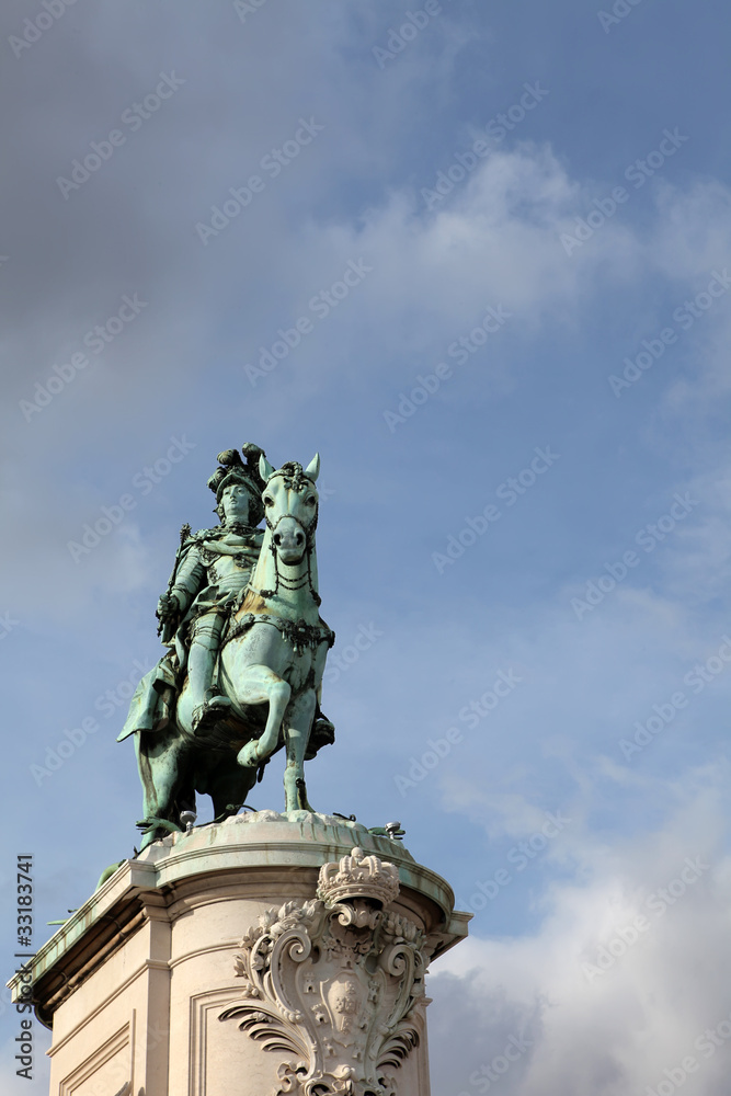 King Jose I on Commerce Square, Lisbon