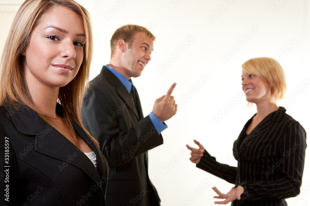 Team of Business persons in discussion Team of Business persons in discussion
