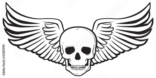 skull wing