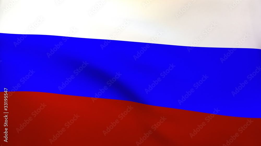 Fototapeta premium Russland Flagge