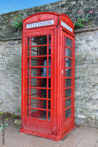 Telephone booth in England
