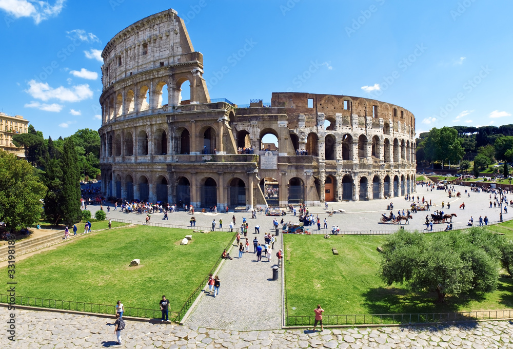 Obraz premium Piazza del Colosseo, Rzym