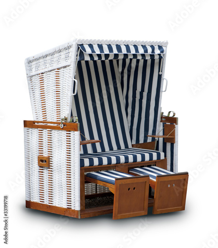 Strandkorb freigestellt