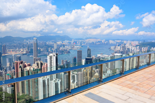 Obraz na plátně observation deck in Hong Kong