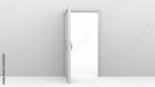 Puerta abriendose