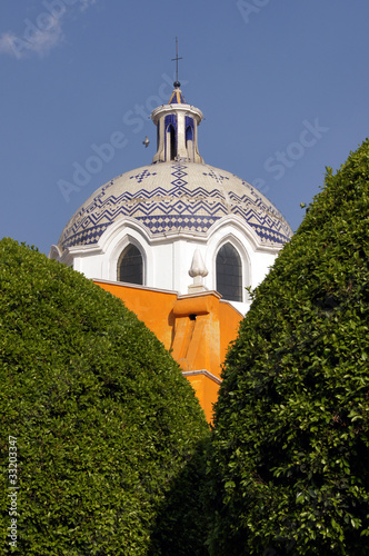 Church and trees photo