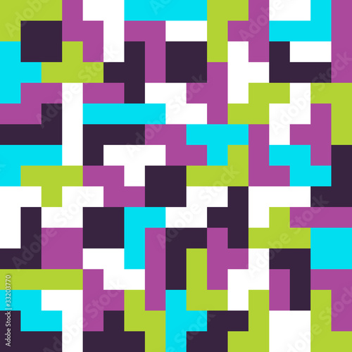 Seamless background. Tetris game