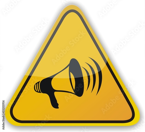 bouton mégaphone