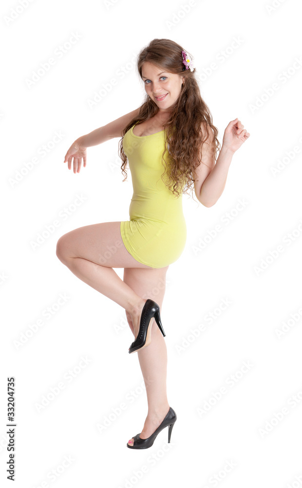 The coquettish girl The coquettish girl