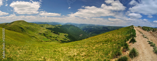Obraz na płótnie Mountain road w salonie