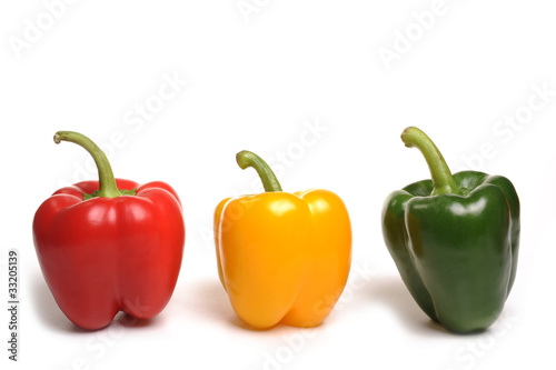 Red Yellow Green Peppers