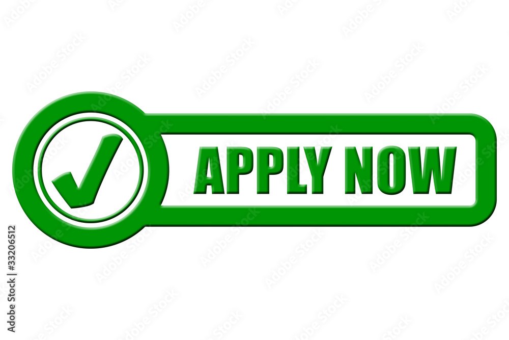 Checkbox Schild grün rel APPLY NOW Checkbox Schild grün rel APPLY NOW