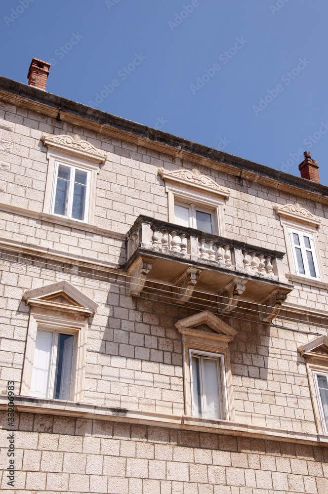 Fototapeta premium Cavtat a beautiful town by the sea in Croatia