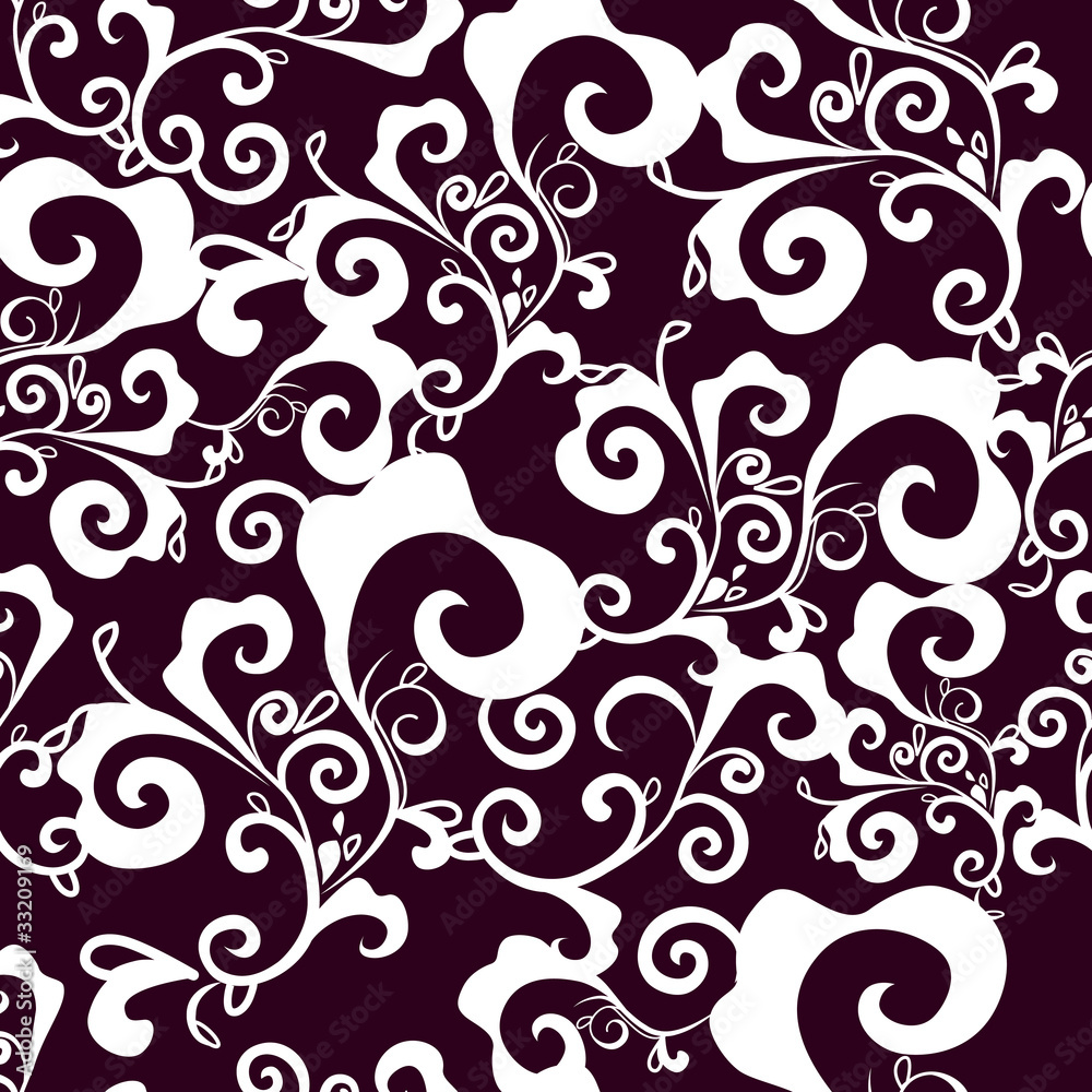 Dark purple damask Dark purple damask