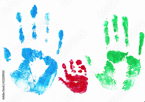 Family hands photo