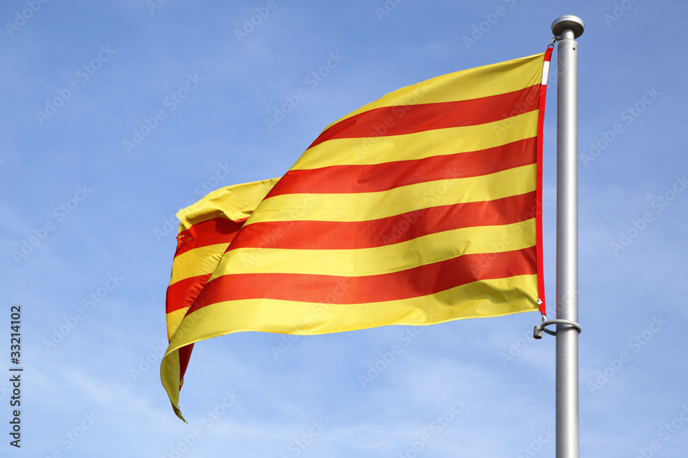 Fototapeta premium Catalan flag