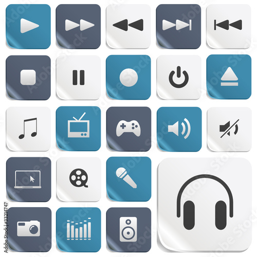 Satin Webicons "Entertainment"