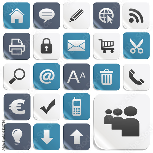 Satin Webicons "Office"