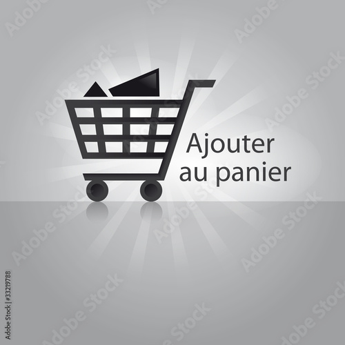 Ajouter au panier, vecteur