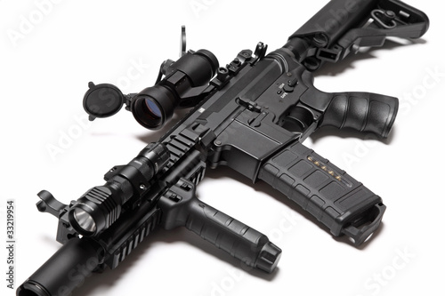 US Special Forces M4A1 custom build assault rifle.