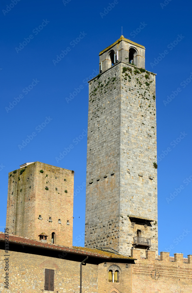 San Gimignano tower, Tuscany, Italy
