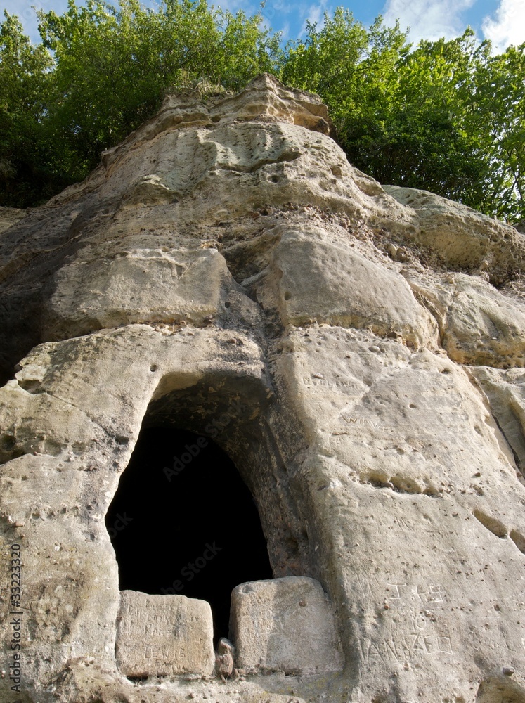 Anchor Church Caves, South Derbyshire. U.K Stock Photo Adobe Stock