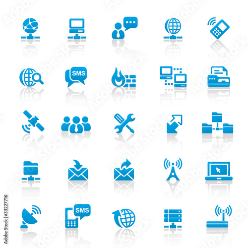 Blue Web Icons