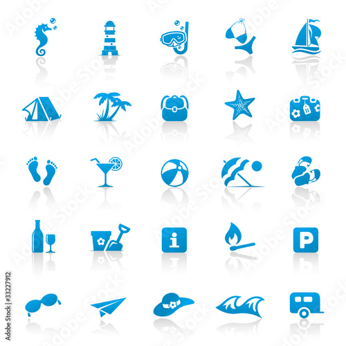 Blue Web Icons
