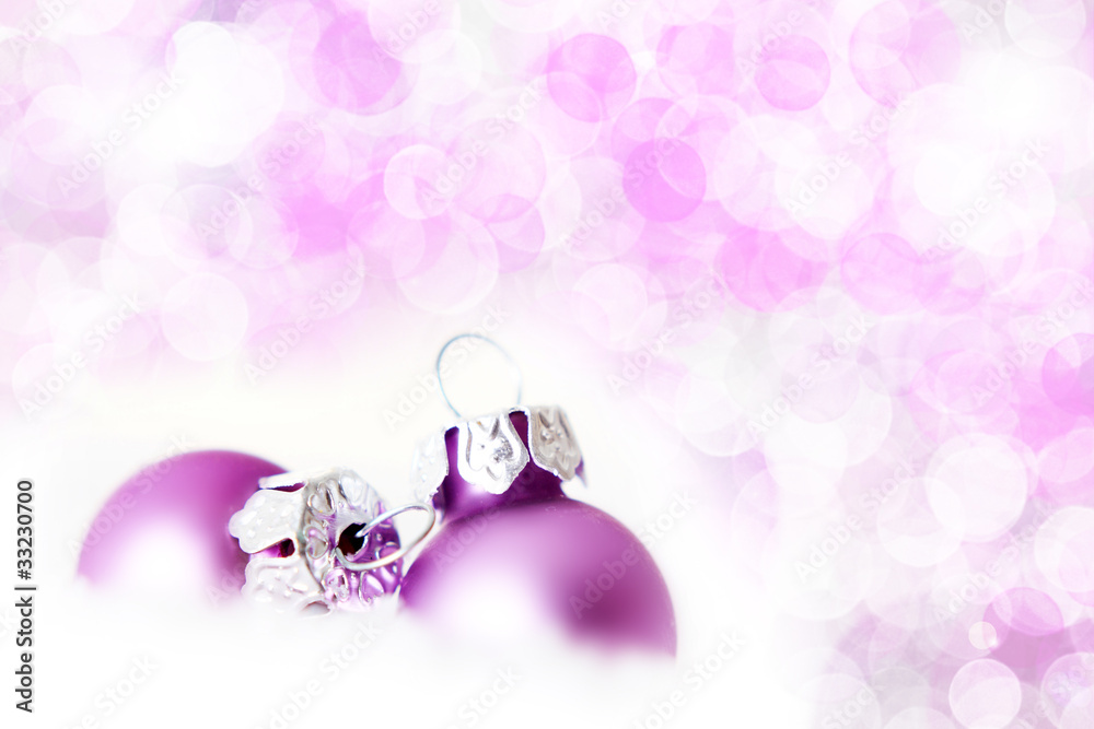 Fototapeta premium Christbaumschmuck