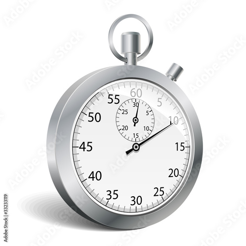 Stopwatch. Vector illustration.