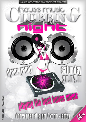 Partyflyer Djane