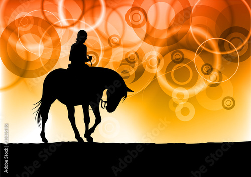 horse riding