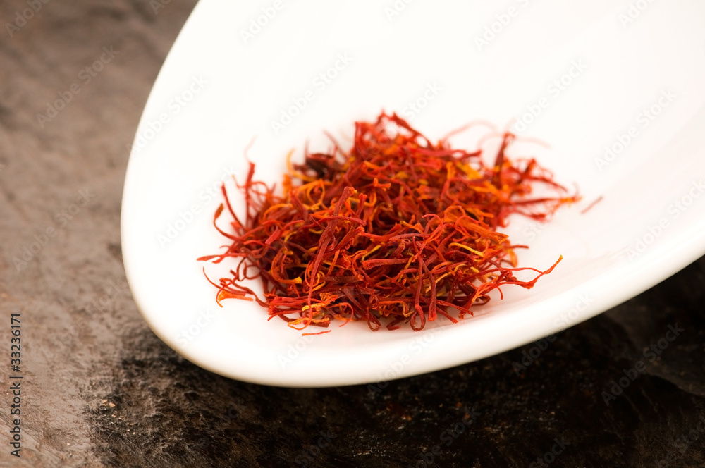 Naklejka premium safran. herbs and spices