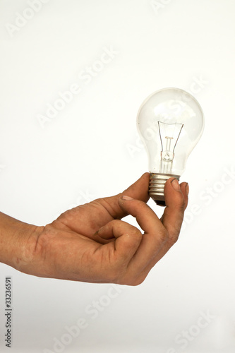 Hand and bulb