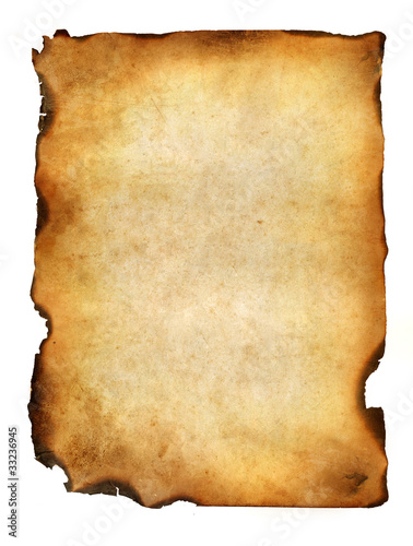blank grunge burnt paper with dark adust borders