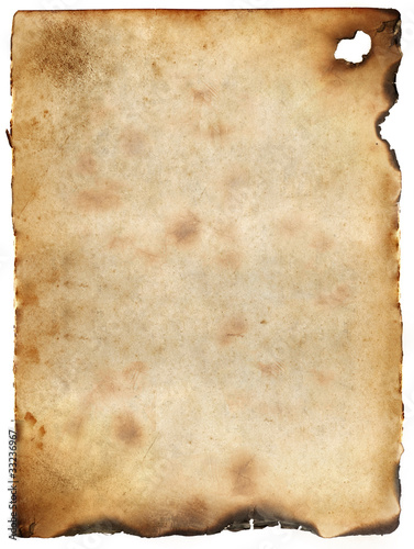 Vintage burnt paper background
