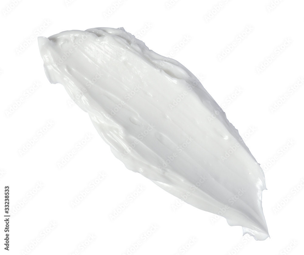 Fototapeta premium white beauty cream stroke cosmetics