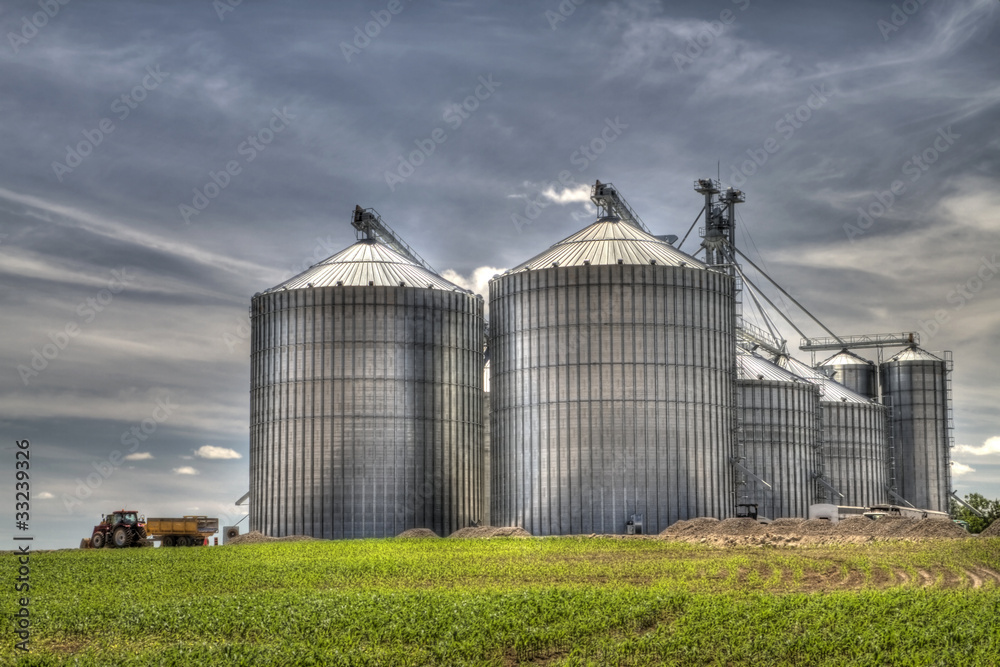 Fototapeta premium metal silo