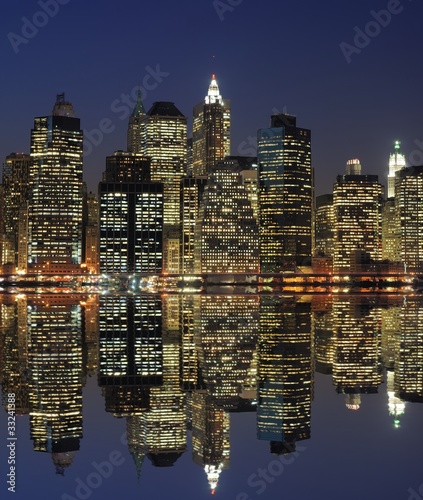 Lower Manhattan at Night #33241388