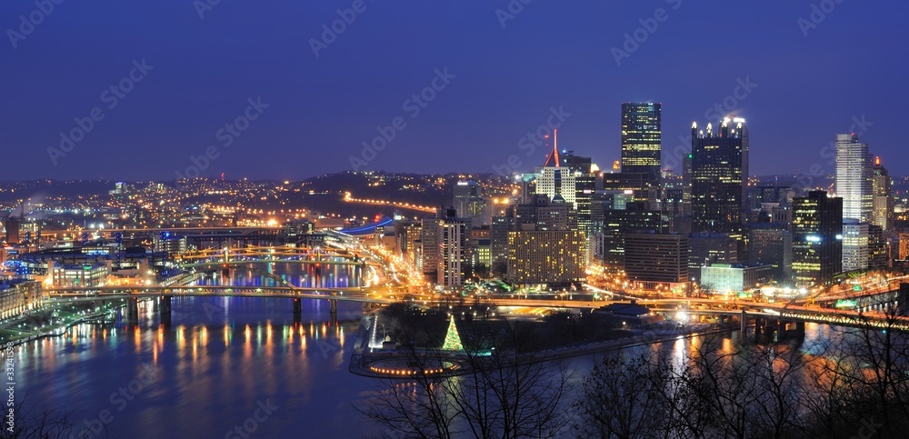 PIttsburgh, Pennsylvania Downtown Skyline