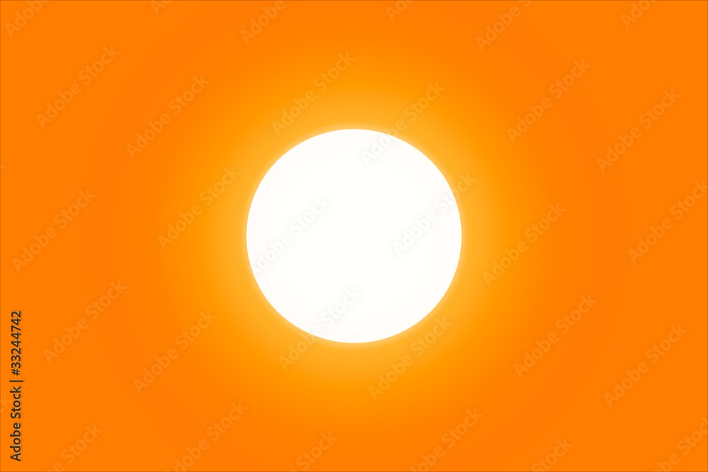 Vector illustration of a sunny background