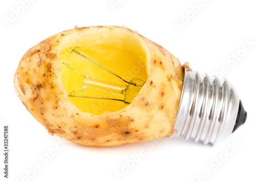 potato lightbulb