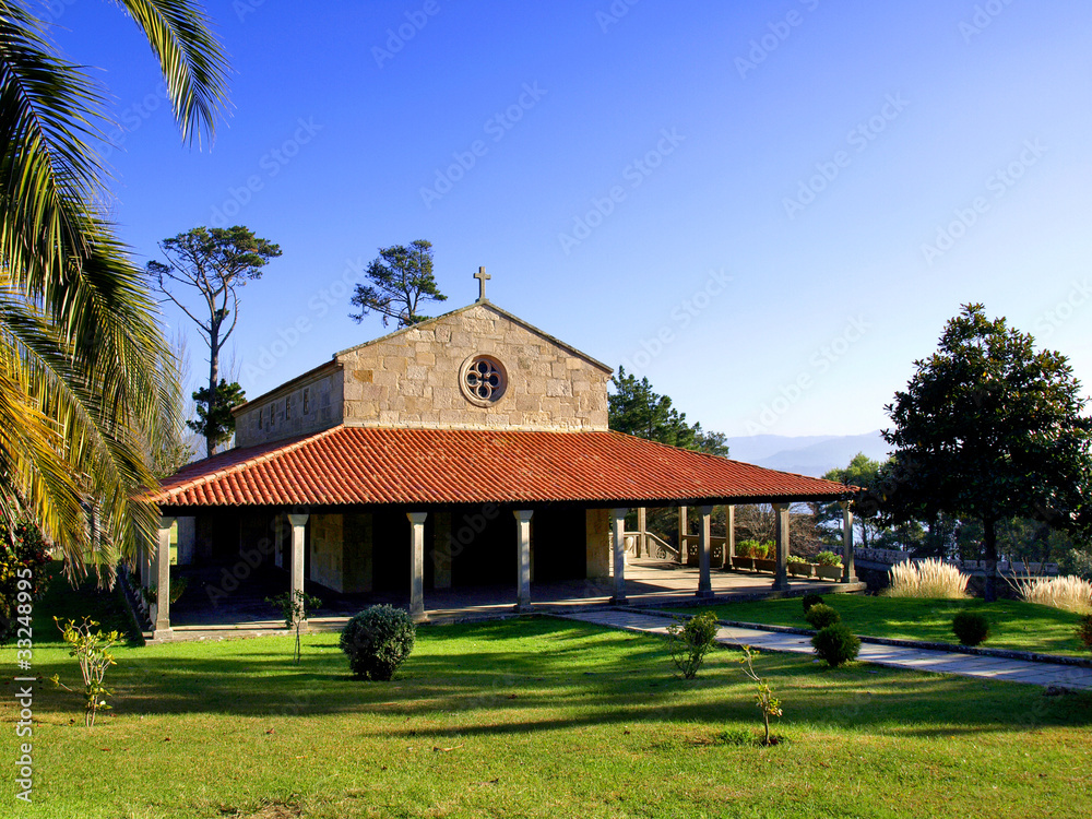 Medieval Church in Baiona