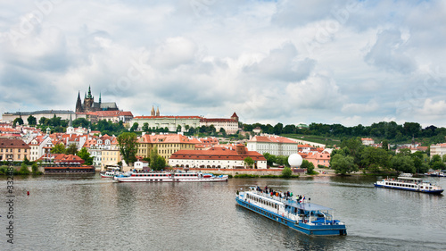 Prague view from bridge
