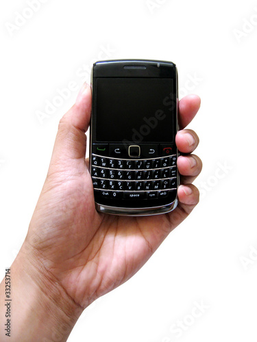 Wallpaper Mural cellulr phone in hand Torontodigital.ca