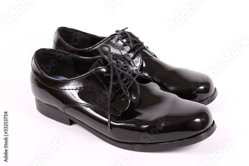 Shiny men's dressy shoes