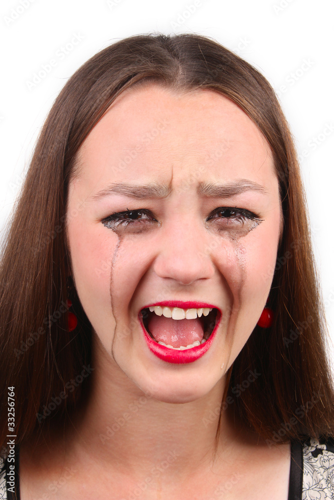 Woman crying Woman crying